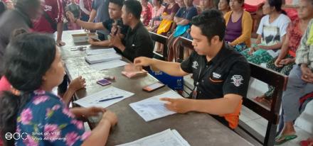Pencairan Bantuan BLT-BBM Oleh PT Pos Cabang Singaraja